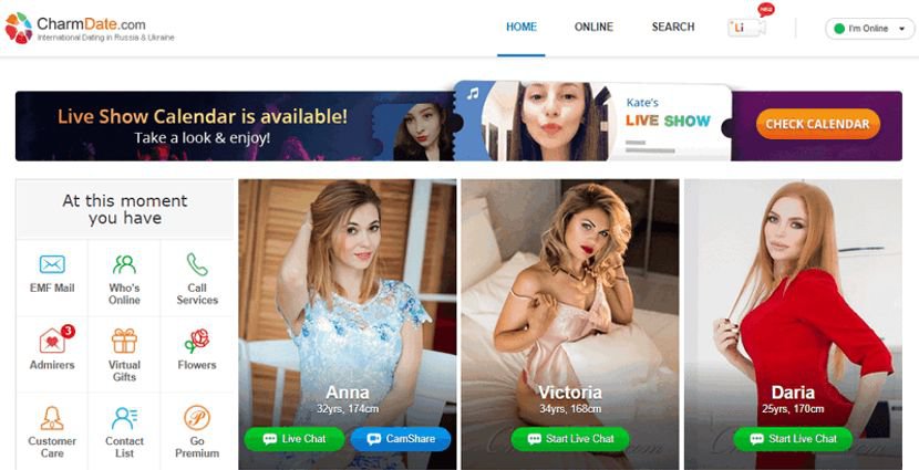 charmdate connections