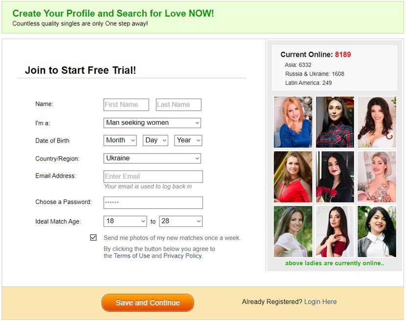 russian beauty date registration